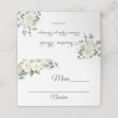 スペインのフローラボ結婚ホ プレイスカード (外部開封)