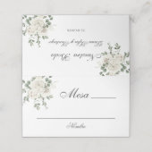 スペインのフローラボ結婚ホ プレイスカード (外部開封)