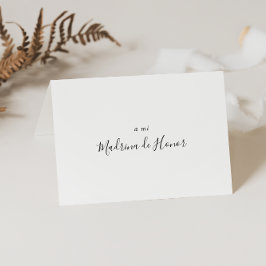 スペインのブライダルパーティありがとう サンキューカード