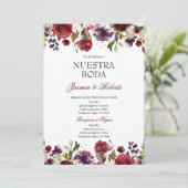スペインのブルゴーニュフローラ結婚ズ 招待状 (スタンド正面)