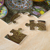 スペインのプレート – スペイン実在 ジグソーパズル (側面)