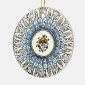 スペインのプレート セラミックオーナメント (左)