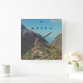 スペインのマスカ スクエア壁時計 (ホーム)