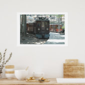 スペインのマヨルカ州ソラーの市内電車 ポスター (キッチン)