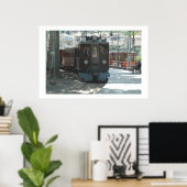 スペインのマヨルカ州ソラーの市内電車 ポスター (ホームオフィス)