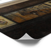 スペインのマルベッカの噴水 ポスター (角)