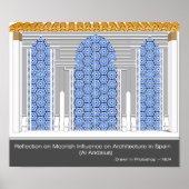 スペインのムーア様式の建築に関する考察 ポスター (正面)