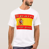 スペインのメンスtシャツ tシャツ (正面)
