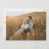 スペインのモダンCelebra con Nosotros写真結婚の 招待状 (裏面)