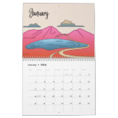 スペインのランドマーク予定表 カレンダー (1月 2026)