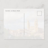 スペインのラ・リオハ地方のエルシエゴの教会 ポストカード (裏面)