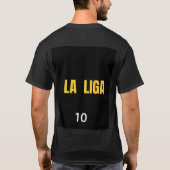 スペインのラ・リーガスタジアムグラフィックTシャツ Tシャツ (裏面)