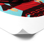 スペインのレッドドレスマトリョシュカポスター ポスター (角)