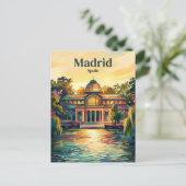 スペインのレティーロ公園 ポストカード (スタンド正面)