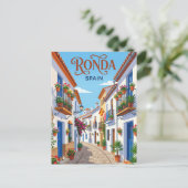 スペインのロンダの路地 ポストカード (スタンド正面)