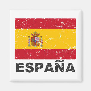 スペインのヴィンテージの旗 マグネット