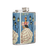 スペインのヴィンテージ旅行フラスコ フラスク (右)