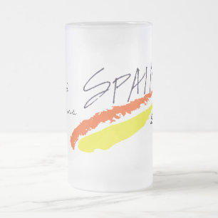 スペインの世界のチャンピオンによって曇らされるマグ フロストグラスビールジョッキ