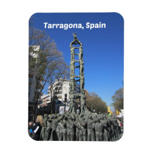 スペインの人間塔の像 マグネット