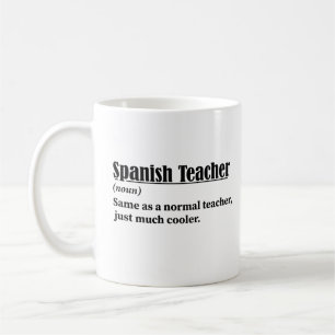 スペインの先生おもしろい定義 コーヒーマグカップ