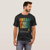 スペインの先生感謝週間新学期 Tシャツ (正面フル)