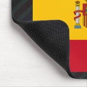 スペインの公式の旗はの縞で飾ります マウスパッド (コーナー)
