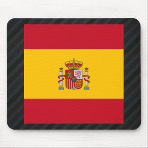 スペインの公式の旗はの縞で飾ります マウスパッド