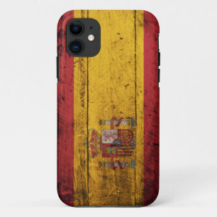 スペインの古い木の旗 iPhone 11 ケース
