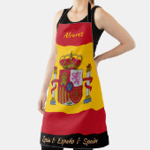 スペインの国旗のエプロン,スペイン,エスパーニャ料理人キッチン エプロン (インサイチュ)