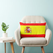 スペインの国旗の枕 ランバークッション (椅子)