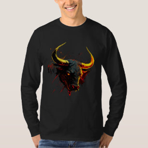 スペインの国旗の色 スペイン闘牛 Tシャツ