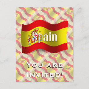 スペインの国旗を振って 招待状