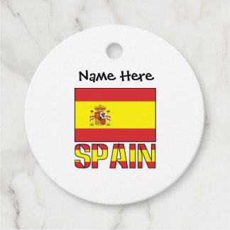 スペインの国旗カスタムネーム フェイバータグ