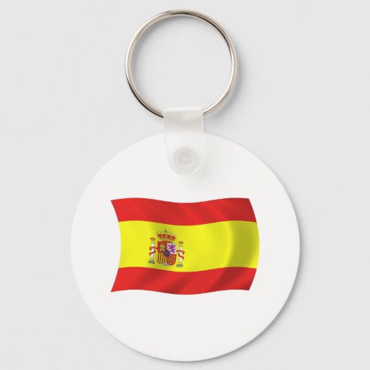 スペインの国旗キーチェーン キーホルダー (正面)