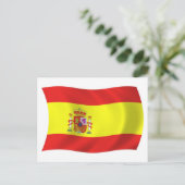 スペインの国旗ポストカード ポストカード (スタンド正面)