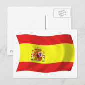 スペインの国旗ポストカード ポストカード (正面/裏面)