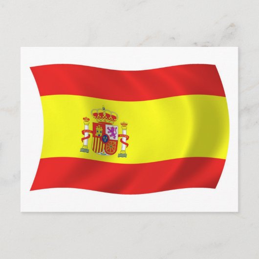 スペインの国旗ポストカード ポストカード (正面)