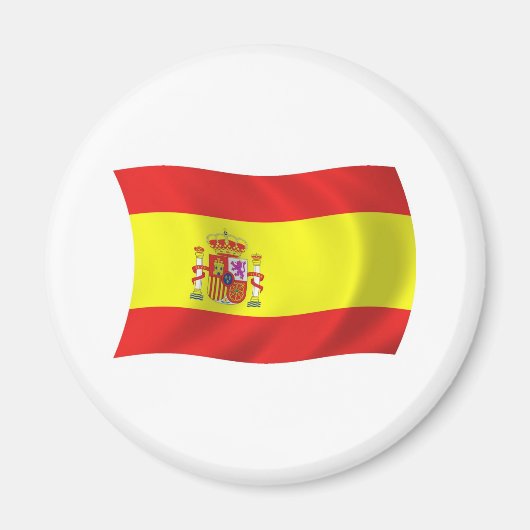スペインの国旗マグネット マグネット (正面)
