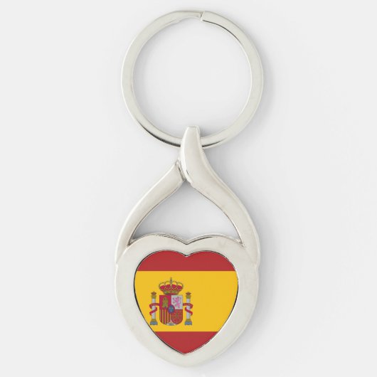 スペインの国旗 キーホルダー (正面)