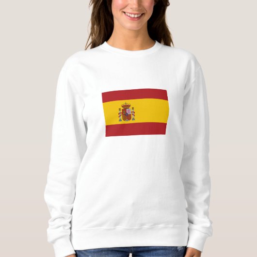 スペインの国旗 スウェットシャツ (正面)