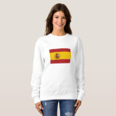 スペインの国旗 スウェットシャツ (正面フル)