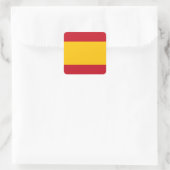 スペインの国旗 スクエアシール (バッグ)