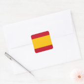 スペインの国旗 スクエアシール (封筒)