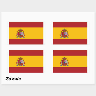 スペインの国旗 | スペイン 国旗 長方形シール