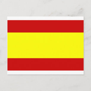 スペインの国旗 ポストカード