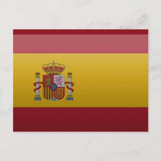 スペインの国旗 ポストカード (正面)