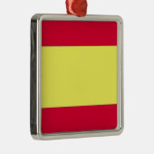 スペインの国旗 メタルオーナメント (右)