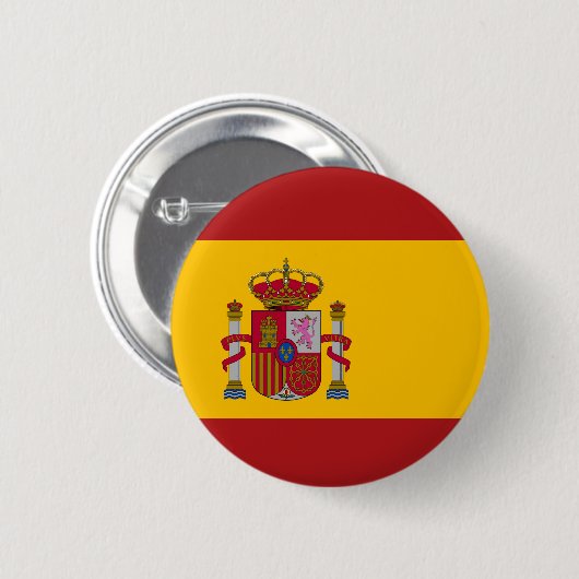 スペインの国旗 缶バッジ (正面&裏面)