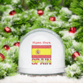 スペインの国旗 赤 カスタマイズ可能 (クリスマス)
