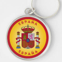スペインの国章の円形 キーホルダー